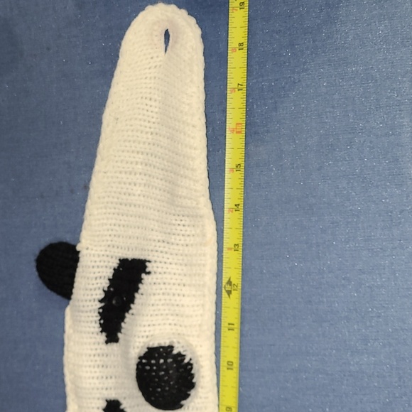 Panda Bear Headband, Fleece lined, Unisex, one size fits most - Picture 5 of 10
